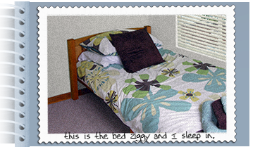 Our bed.
